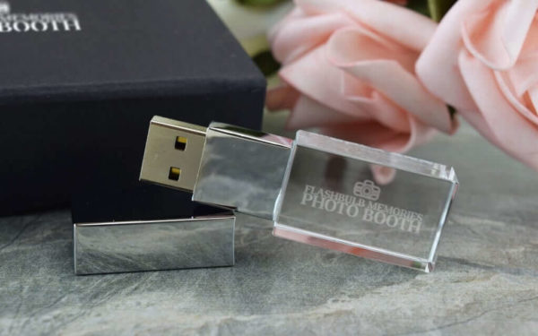 Crystal USB Drive with custom case