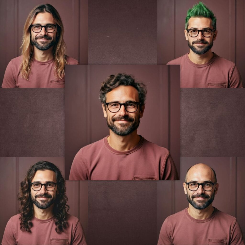 AI Photo Booth hair style makeup outfit change (1)