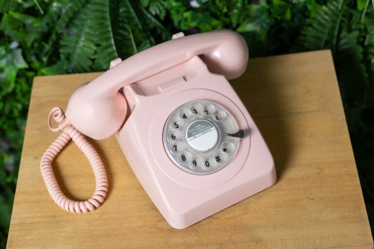Pink Audio Guestbook Phone Rental